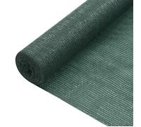 vidaXL Filet Brise-vue Filet d'Ombrage Filet d'Intimité Pare-vue de Jardin Perméable au Vent Vert 1,5x25 m PEHD 75 g/m²149378