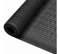 vidaXL Filet Brise-vue Moustiquaire d'Intimité Moustiquaire de Protection de Balcon Terrasse Jardin Extérieur Anthracite 3,6x25 m PEHD 150 g/m² Anthracite G