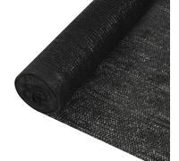 vidaXL Filet brise-vue Noir 1.5x25 m