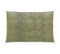 vidaXL Filet de camouflage avec sac de rangement 5x7 m Vert