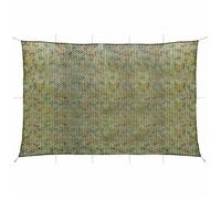 vidaXL Filet de camouflage avec sac de rangement, imperméable et résistant aux UV – 6 x 8 m Vert