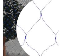 vidaXL Filet lumineux bleu 4x4 m