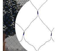 vidaXL Filet lumineux Noël 3x3 m Bleu