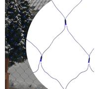 vidaXL Filet lumineux Noël 3x3 m Bleu