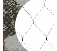 vidaXL Filet lumineux Noël 3x3m Blanc Froid