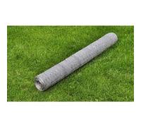 vidaXL Filet Volière Acier Galvanisé 25x0,5m Épaisseur 0,5mm Clôture de Jardin