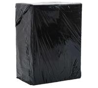 vidaXL Film étirable 2 pcs noir 17 µm 50 cm x 150 m