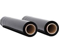vidaXL Film étirable 6 pcs. noir 17 μm 50 cm x 300 m