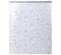 vidaXL Film pour fenêtre dépoli motif de fleurs 45x500 cm PVC