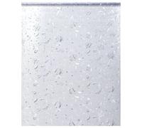vidaXL Film pour fenêtre dépoli motif de fleurs 90x500 cm PVC