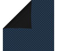 vidaXL Film solaire de piscine flottant PE 500x300 cm Noir et bleu