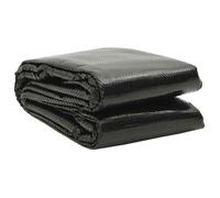 vidaXL Film solaire de piscine en PE rectangulaire flottant 6 x 4 m Noir