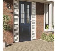 vidaXL Films pour fenêtre 2 pcs dépoli motif de stores PVC