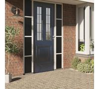vidaXL Films pour fenêtre 3 pcs statique dépoli noir PVC