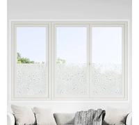 vidaXL Films pour fenêtre motif fleurs - 4 pcs