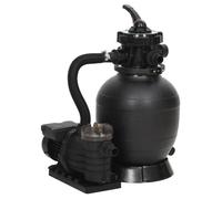 vidaXL Filtre à sable de piscine 93396 – avec préfiltre et pompe de filtration noir