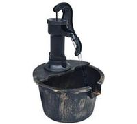 vidaXL Fontaine de Jardin avec Pompe Fontaine Ornementale Fontaine Décorative Extérieur Arrière-cour Durable Robuste 48231 Marron G