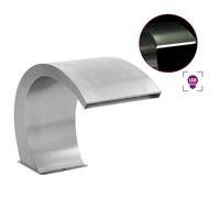 vidaXL Fontaine de piscine 48086 - Acier inoxydable 30x60x45 cm, 15 LED blanc IP68