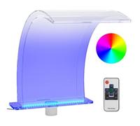 vidaXL Fontaine de piscine avec LED RVB Acrylique 50 cm