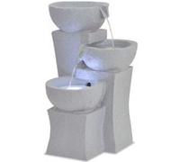 vidaXL Fontaine d'intérieur avec lampe LED Polyrésine