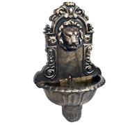 vidaXL Fontaine Murale Tête de Lion Bronze
