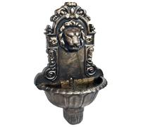 vidaXL Fontaine Murale Tête de Lion Bronze
