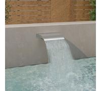 VidaXL Fontaine piscine inox 45x26 cm