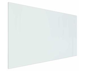 vidaXL Foyer d'extérieur avec plateau en verre transparent 100 x 60 cm