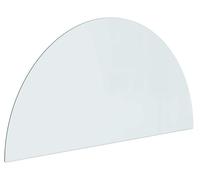 vidaXL Foyer d'extérieur avec plateau en verre transparent 1000 x 500 mm