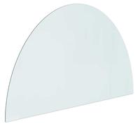 vidaXL Foyer d'extérieur avec plateau en verre transparent 1000 x 600 mm