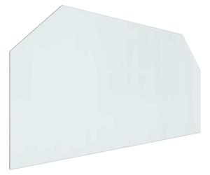 vidaXL Foyer d'extérieur avec plateau en verre transparent 120 x 60 cm