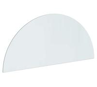 vidaXL Foyer d'extérieur avec plateau en verre transparent 1200 x 500 mm
