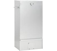 vidaXL Fumoir avec table Acier galvanisé