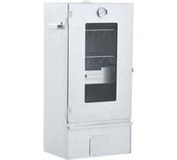 vidaXL Fumoir de four à BBQ avec 1 kg de copeaux de bois 44,5x29x83 cm Argent G