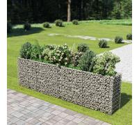 vidaXL Gabion Acier galvanisé