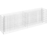 vidaXL Gabion haut-plateau Acier galvanisé 180×30×60 cm