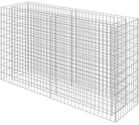 vidaXL Gabion haut-plateau Acier galvanisé 180×50×100 cm
