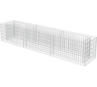 vidaXL Gabion haut-plateau Acier galvanisé 270×50×50 cm