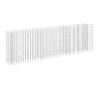 vidaXL Gabion haut-plateau Acier galvanisé 270 x 30 x 90 cm