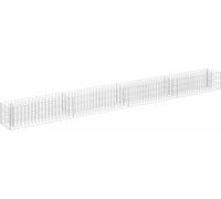 vidaXL Gabion haut-plateau Acier galvanisé 360×30×30 cm