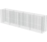 vidaXL Gabion haut-plateau Acier galvanisé 360×50×100 cm