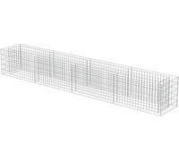 vidaXL Gabion haut-plateau Acier galvanisé 360×50×50 cm