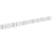 vidaXL Gabion haut-plateau Acier galvanisé 450×30×30 cm