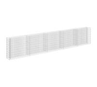 vidaXL Gabion haut-plateau Acier galvanisé 450×30×90 cm