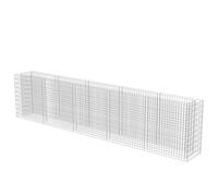 vidaXL Gabion haut-plateau Acier galvanisé 450×50×100 cm