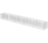 vidaXL Gabion haut-plateau Acier galvanisé 450×50×50 cm