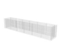 vidaXL Gabion haut-plateau Acier galvanisé 540×90×100 cm