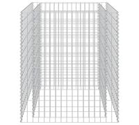vidaXL Gabion haut-plateau Acier galvanisé 90×90×100 cm