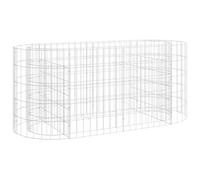 vidaXL Gabion haut-plateau Fer galvanisé 120x50x50 cm