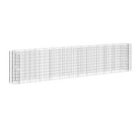 vidaXL Gabion haut-plateau Fer galvanisé 470x50x100 cm